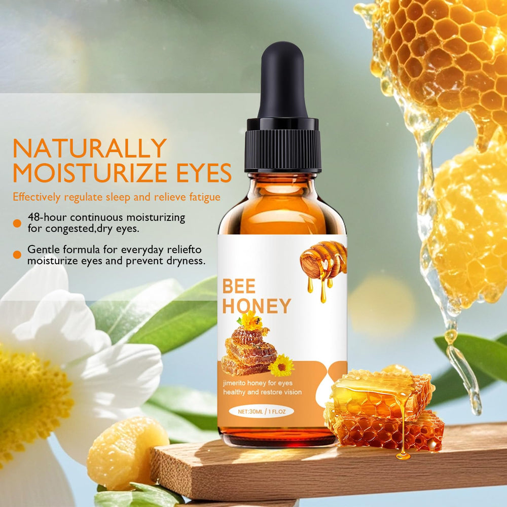 Elesysy Honey Eye Care Hydration close-up honey-gel texture for soothing moisture