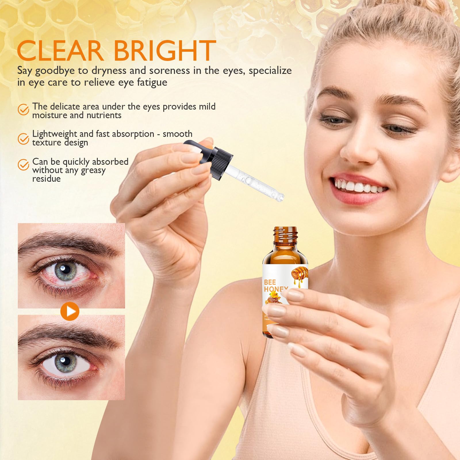 Elesysy Honey Eye Care Hydration on-the-go tube perfect for purse or pocket