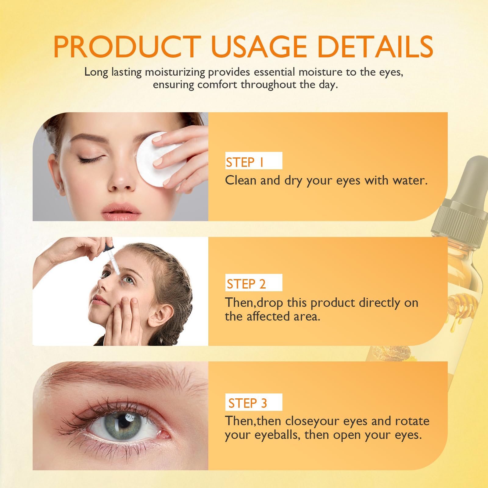 Elesysy Honey Eye Care Hydration refreshing effect for tired-looking eyes