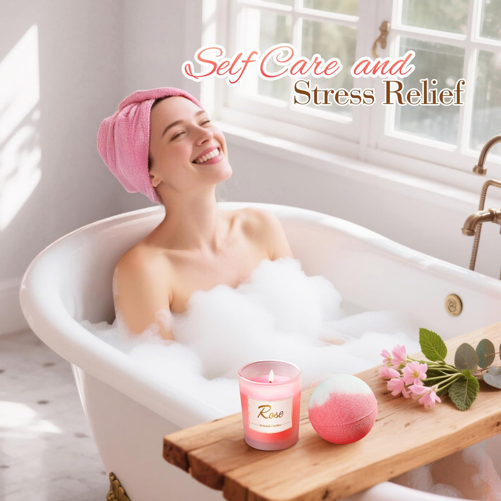 Eletorot bath bombs spa gift pack for an at-home pampering ritual
