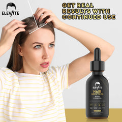Elevate damp hair after wash shows ready to absorb step for growth