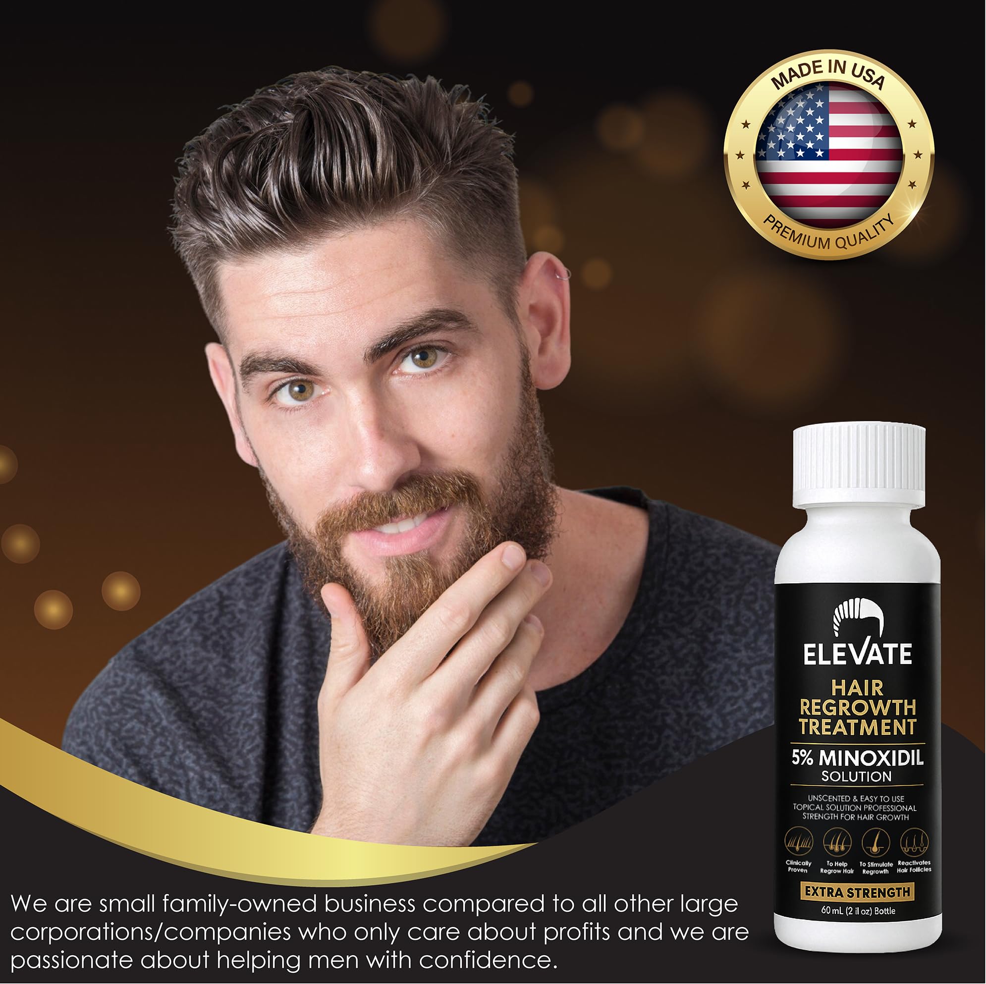 Elevate dual-use for scalp and beard highlights versatility and convenience