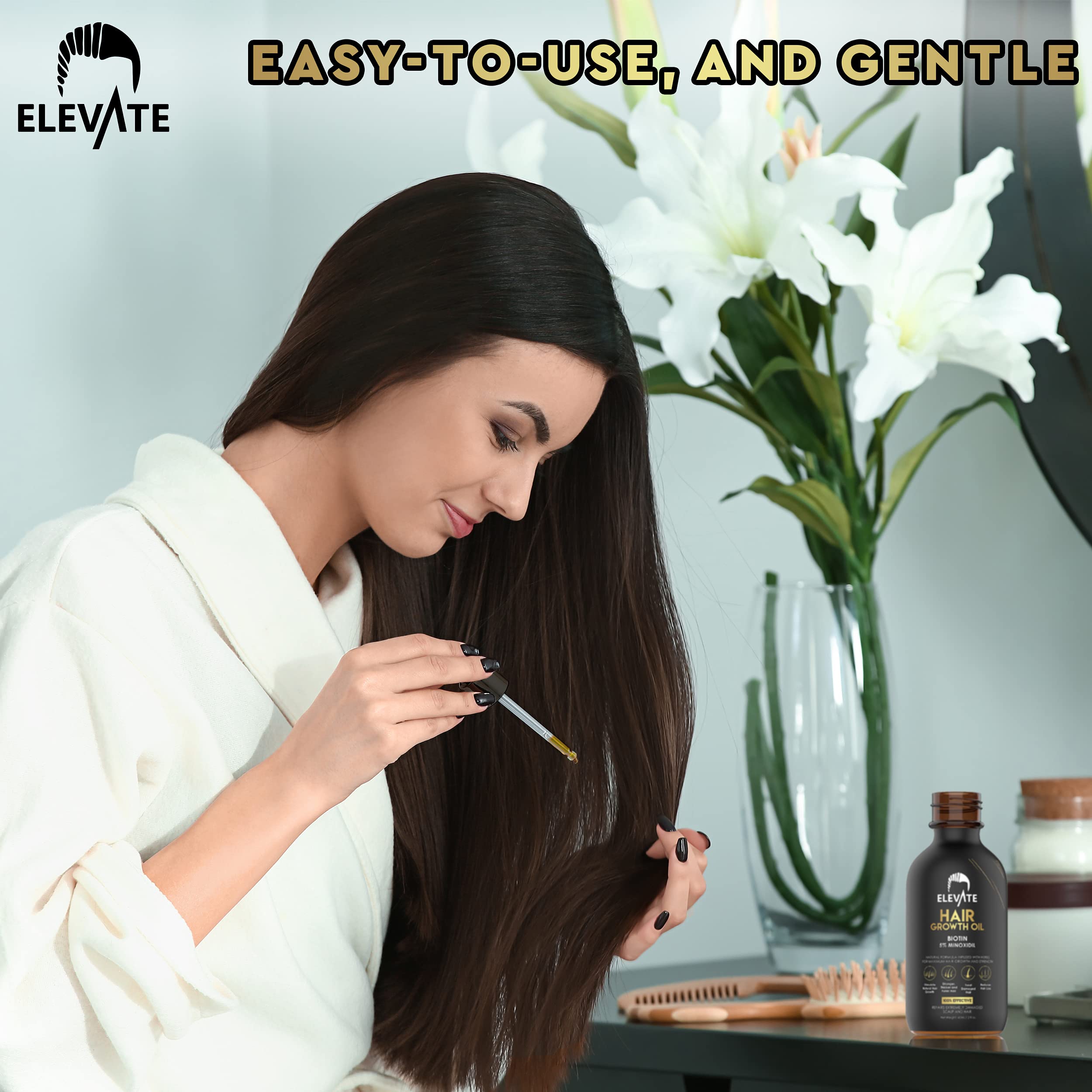 Elevate Vegan Ingredients label highlights clean, paraben- and sulfate-free formula