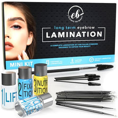 Elevate The Beauty Brow Lamination Kit packaging showcases complete contents for at-home salon results