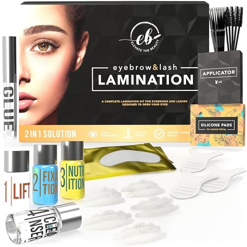 Elevate the Beauty eyebrow lamination kit open box for at-home salon-quality prep.