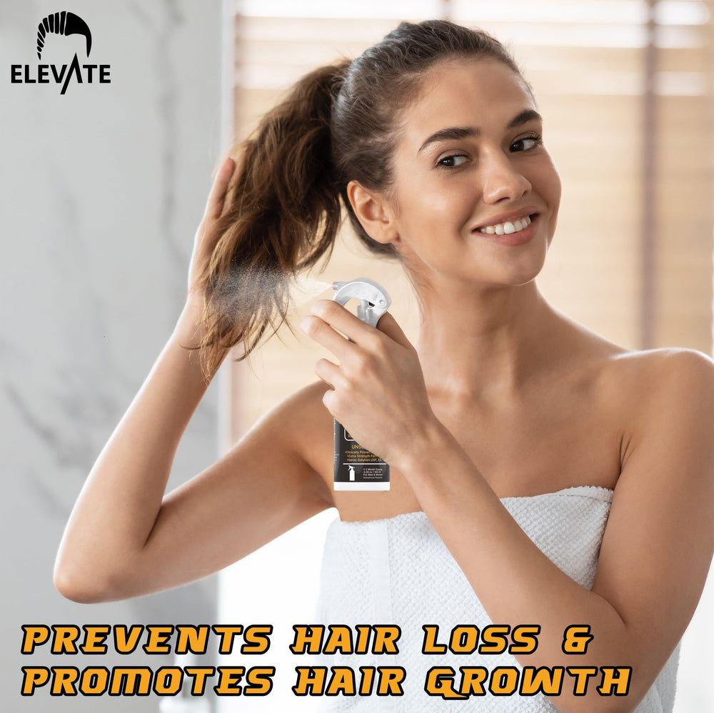 Elevate thicker-looking hair close-up demonstrates potential long-term support.