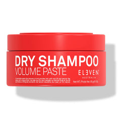 ELEVEN AUSTRALIA Dry Shampoo Volume Paste application shows textured roots for fresh style