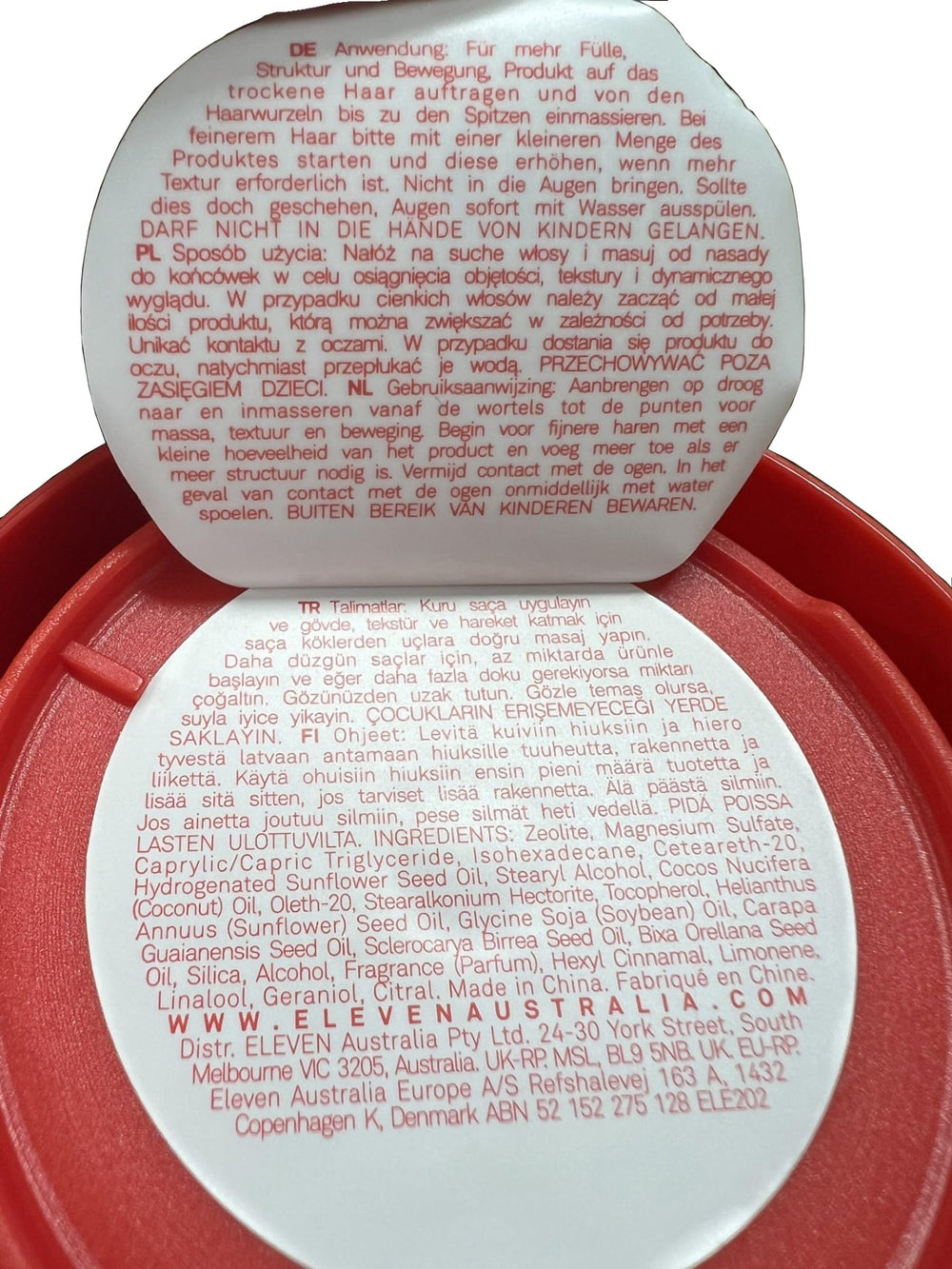 ELEVEN AUSTRALIA Dry Shampoo Volume Paste packaging shows travel-friendly 3 oz size