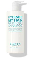 ELEVEN AUSTRALIA Hydrate My Hair Shampoo bottle front shows color-safe hydration.
