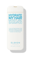 ELEVEN AUSTRALIA Hydrate My Hair shampoo bottle front view for hydrated shine