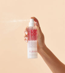 I Want Body Texture Spray demonstrates matte finish on textured hair