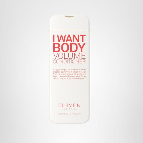 ELEVEN AUSTRALIA I Want Body Volume 10oz packaging emphasizes value for all hair types.