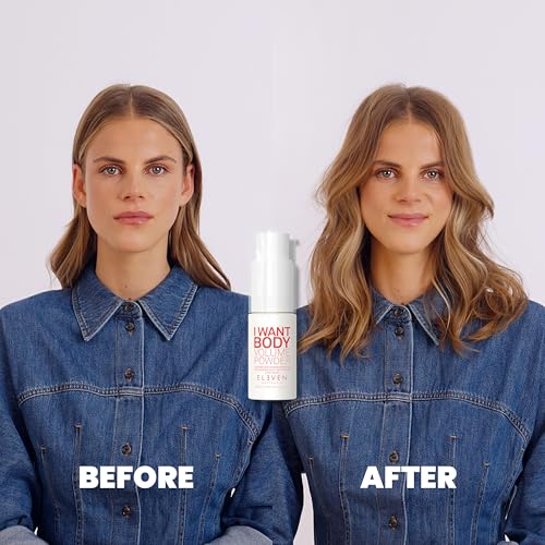 ELEVEN AUSTRALIA I Want Body Volume Powder close-up shows textured feel for gritty, modern style.
