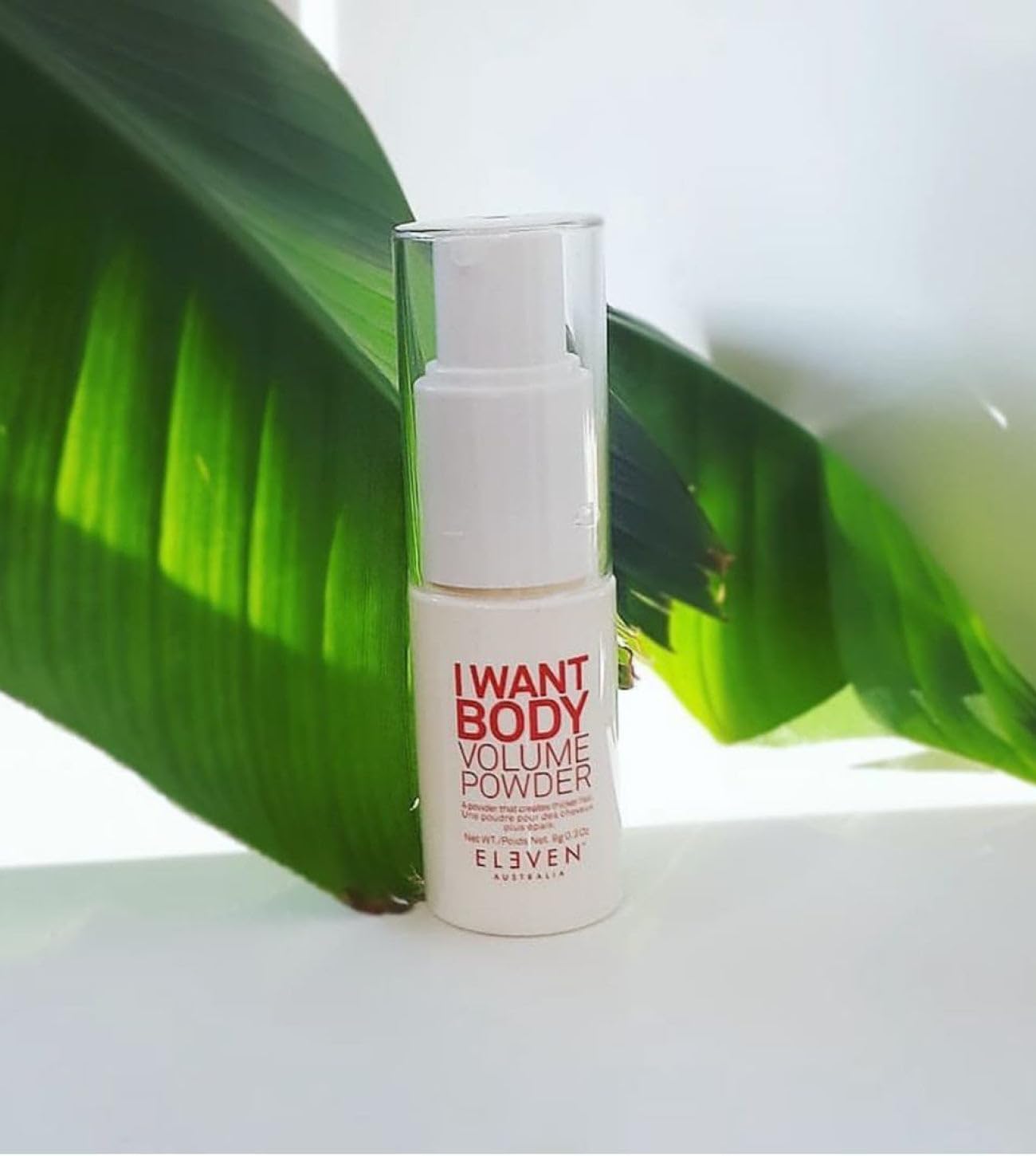 ELEVEN AUSTRALIA I Want Body Volume Powder mid-lengths to ends reveals grit and shapely texture.