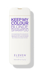 Eleven Australia Keep My Colour Blonde Shampoo bottle front view for cool-toned brightness.