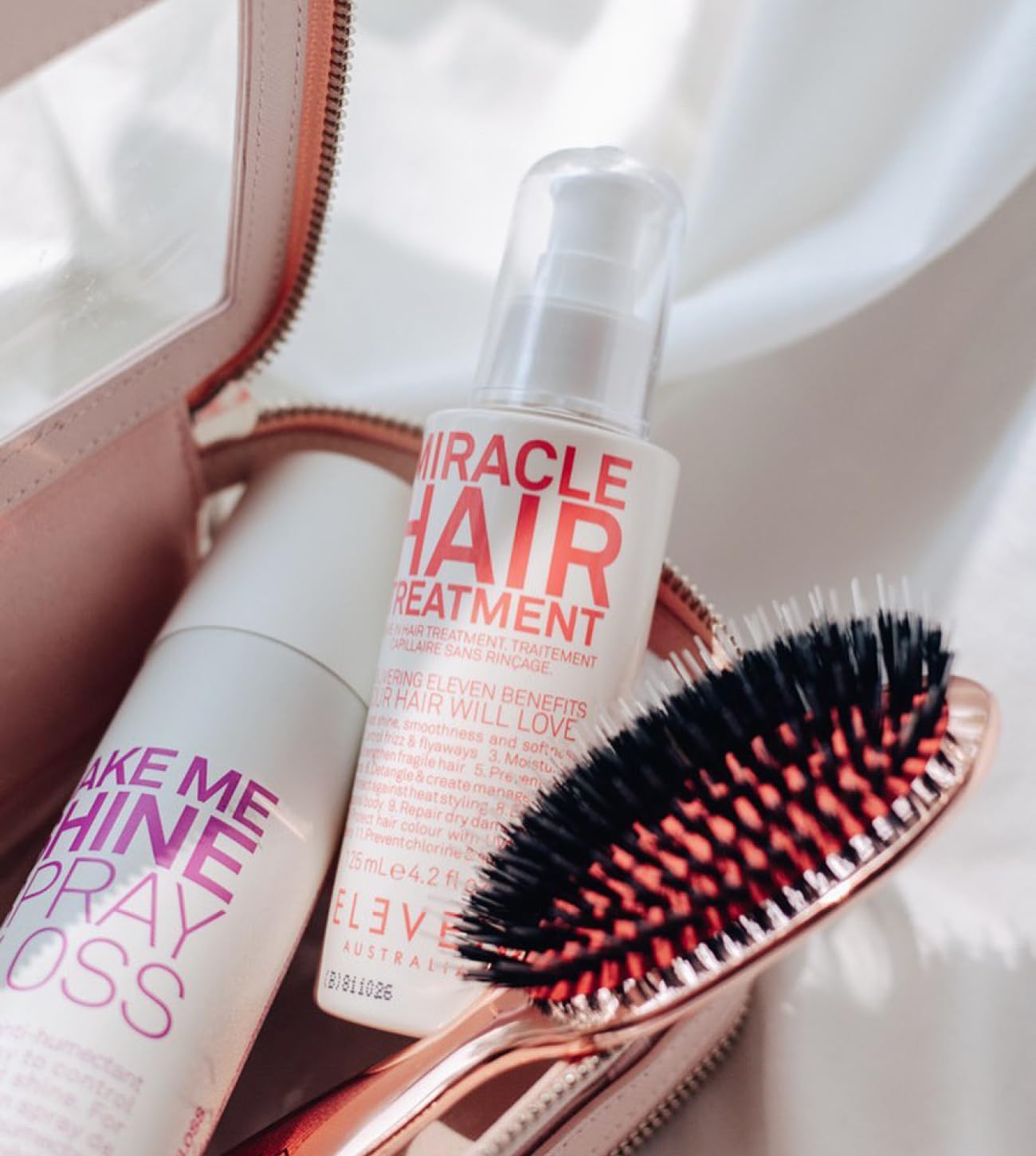 ELEVEN AUSTRALIA Miracle Leave-In bottle with UVA/UVB protection for color-safe care