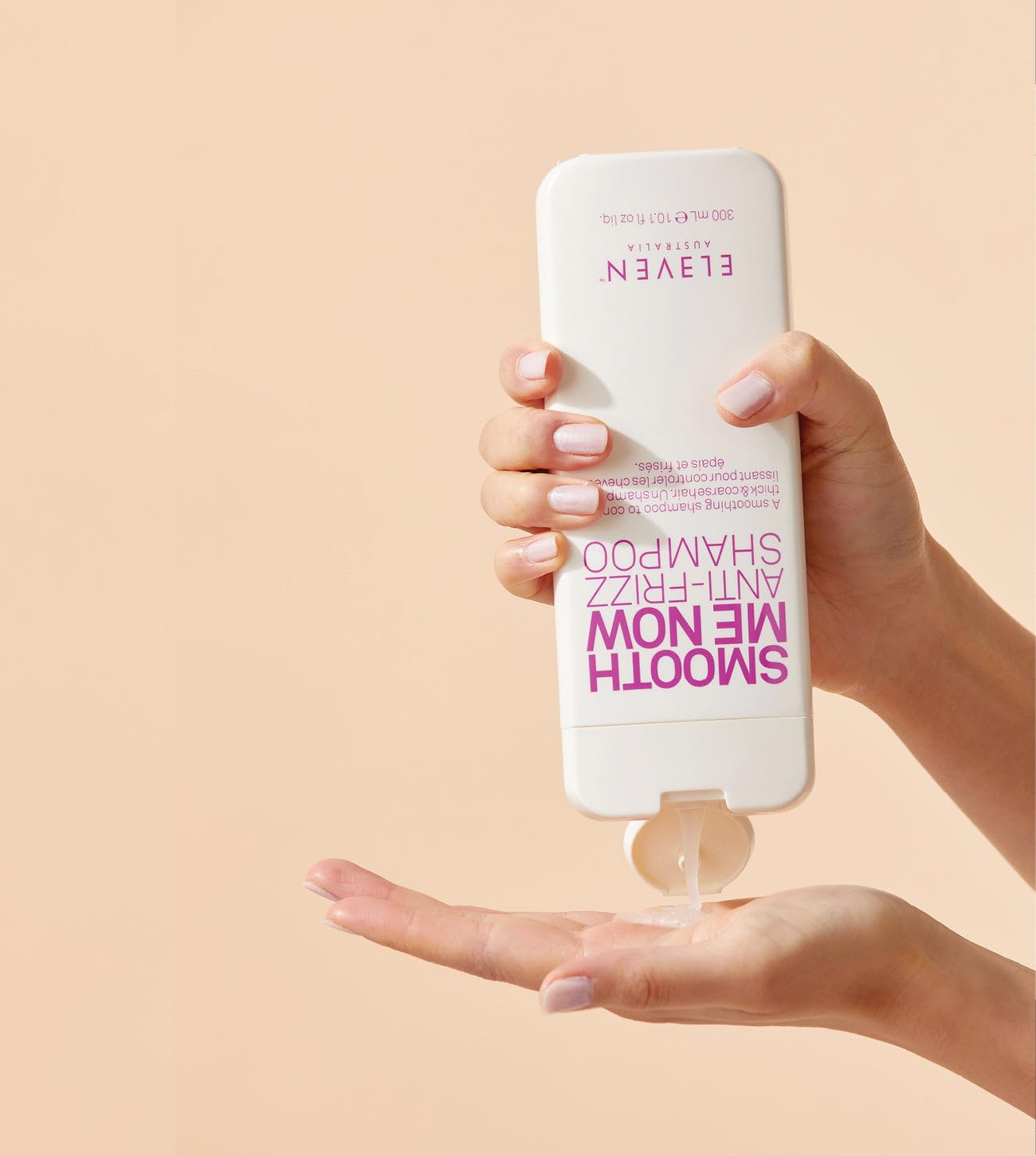 ELEVEN AUSTRALIA Smooth Me Now all-hair-types benefit from reduced frizz and smoother texture.