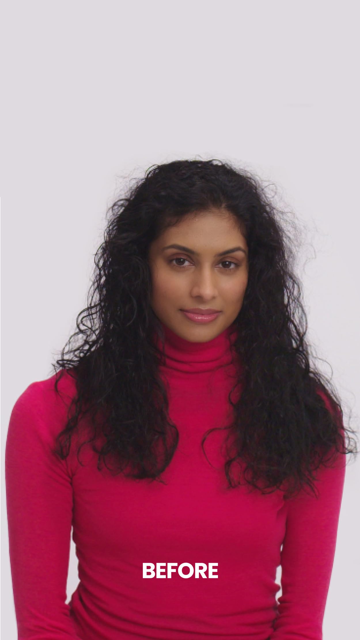 Product applied to dry hair to maintain a light, weightless feel