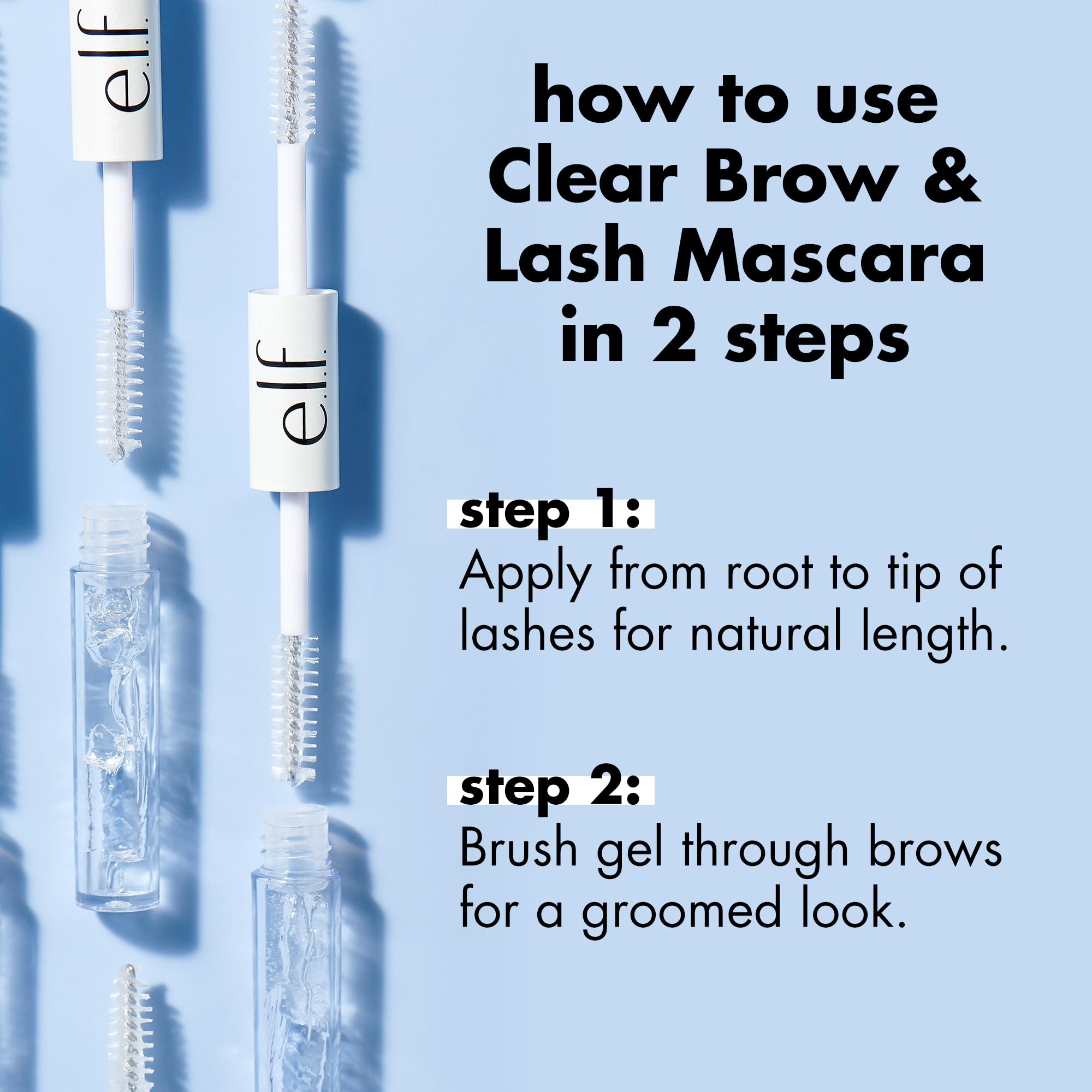 e.l.f. wand close-up highlighting brush shape and smooth application benefit
