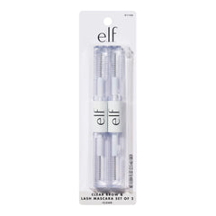 e.l.f. clear lash & brow gel front packaging shows dual-ended design and value pack