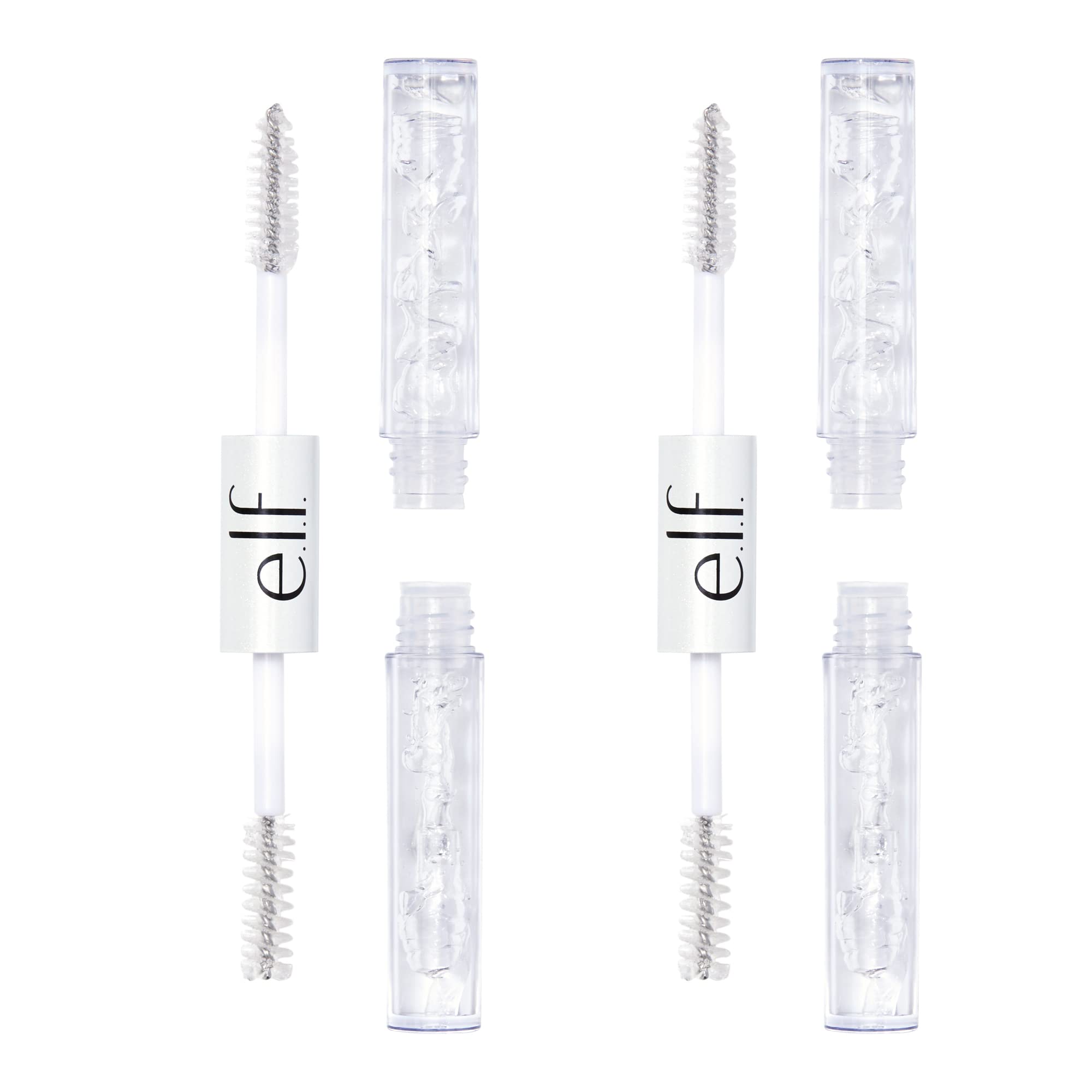 e.l.f. gel in use on brows demonstrating neat, natural hold and groomed finish