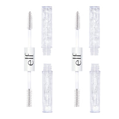e.l.f. gel in use on brows demonstrating neat, natural hold and groomed finish