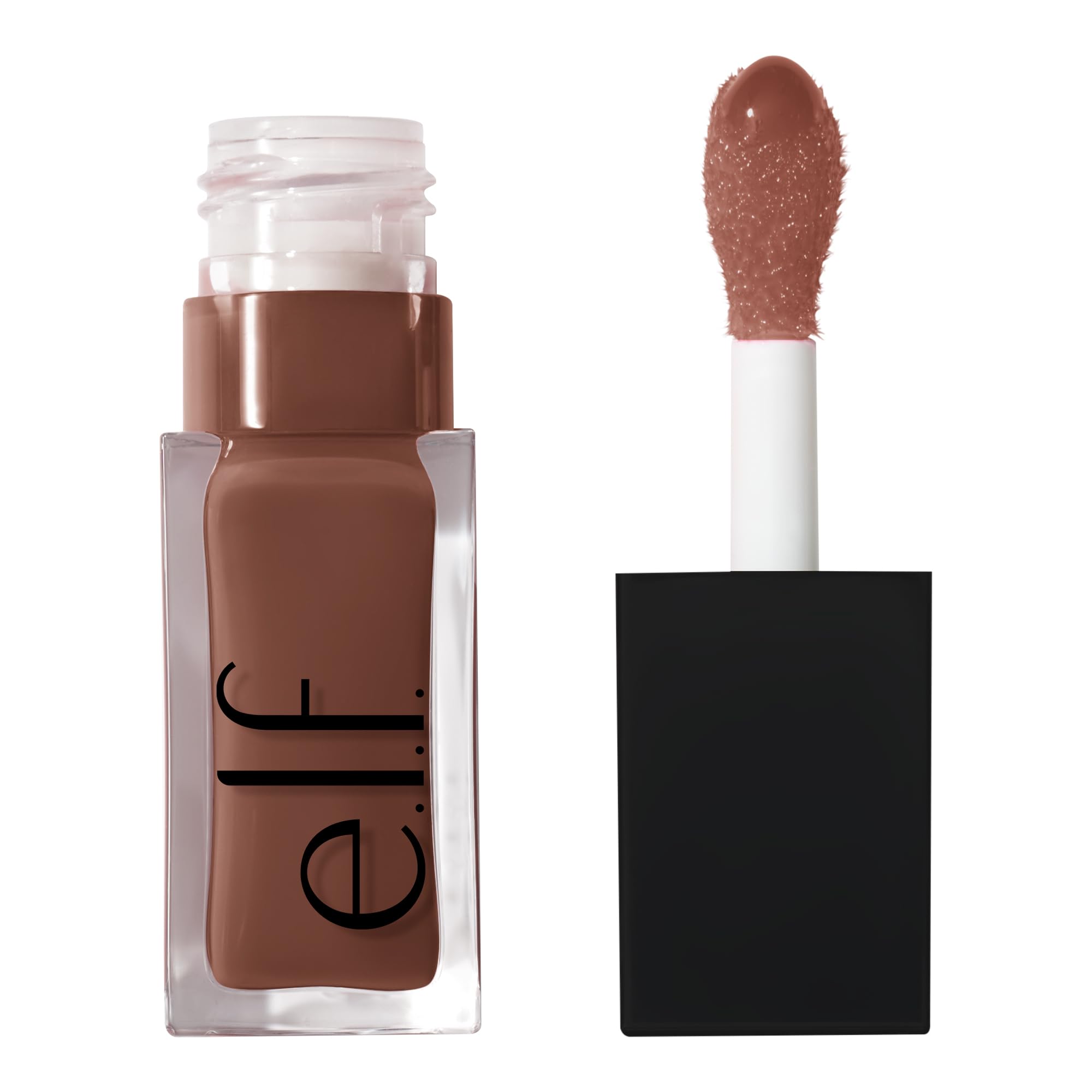e.l.f. Glow Reviver Lip Oil tube provides hydrated, high-gloss shine for lips.