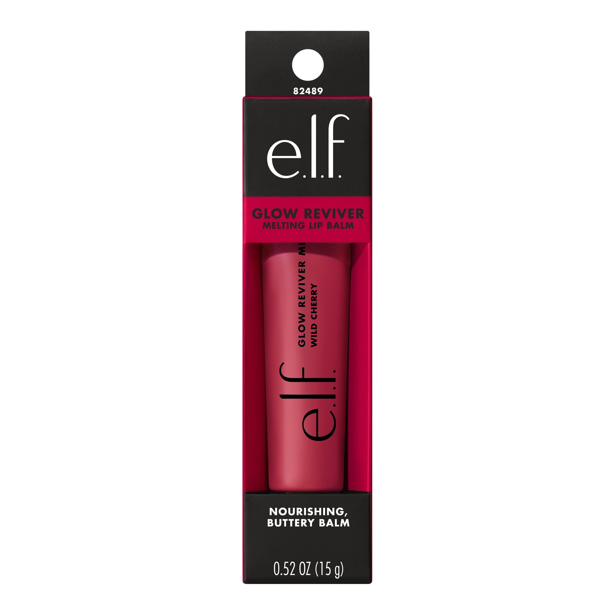 e.l.f. Glow Reviver Melting Lip Balm Cotton Candy Crush swatch pink