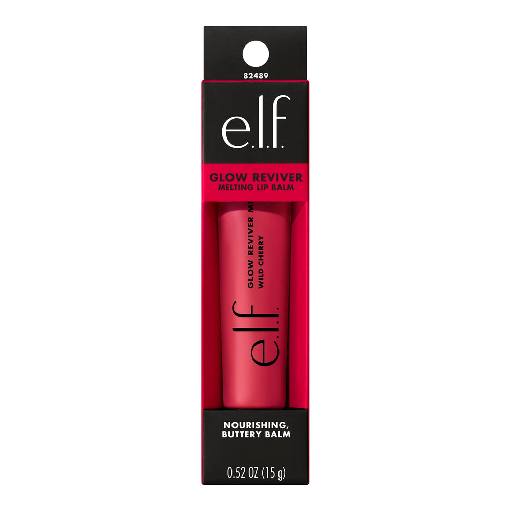 e.l.f. Glow Reviver Melting Lip Balm Cotton Candy Crush swatch pink