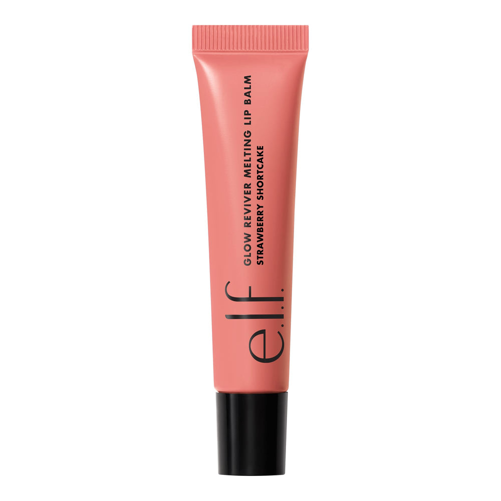 e.l.f. Glow Reviver Peach Ring lip balm for peachy tint and moisturized lips.