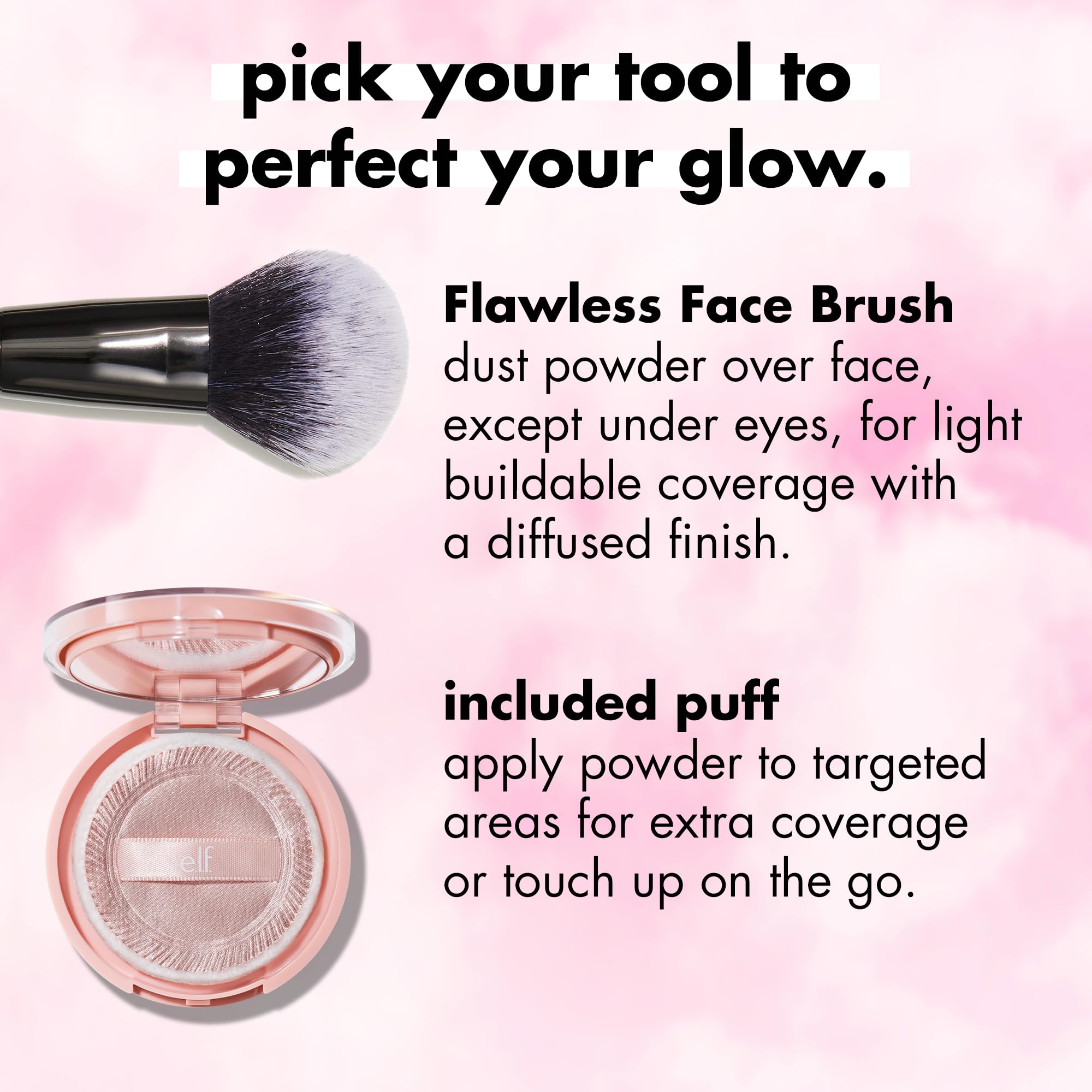 Acabado aerografiado logrado con Halo Glow Powder.