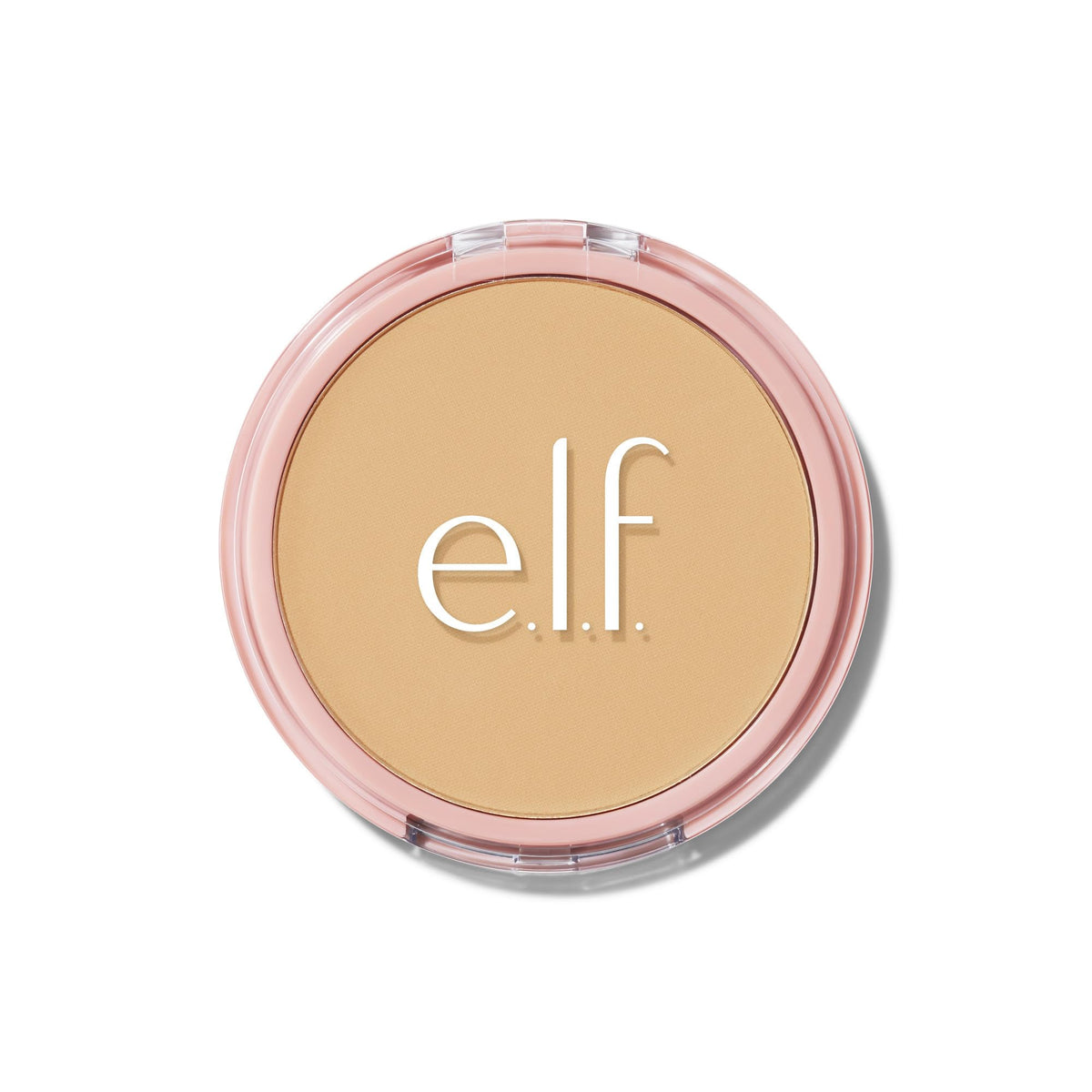 e.l.f. Halo Glow Powder Filter compact with puff delivering a soft-focus glow