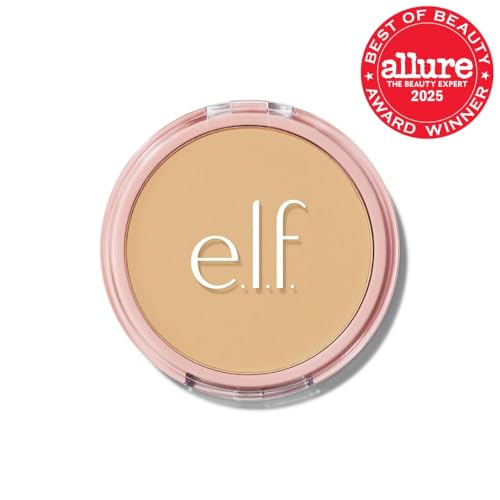 e.l.f. Halo Glow Powder Filter jar close-up highlighting ultra-fine texture for pore blur