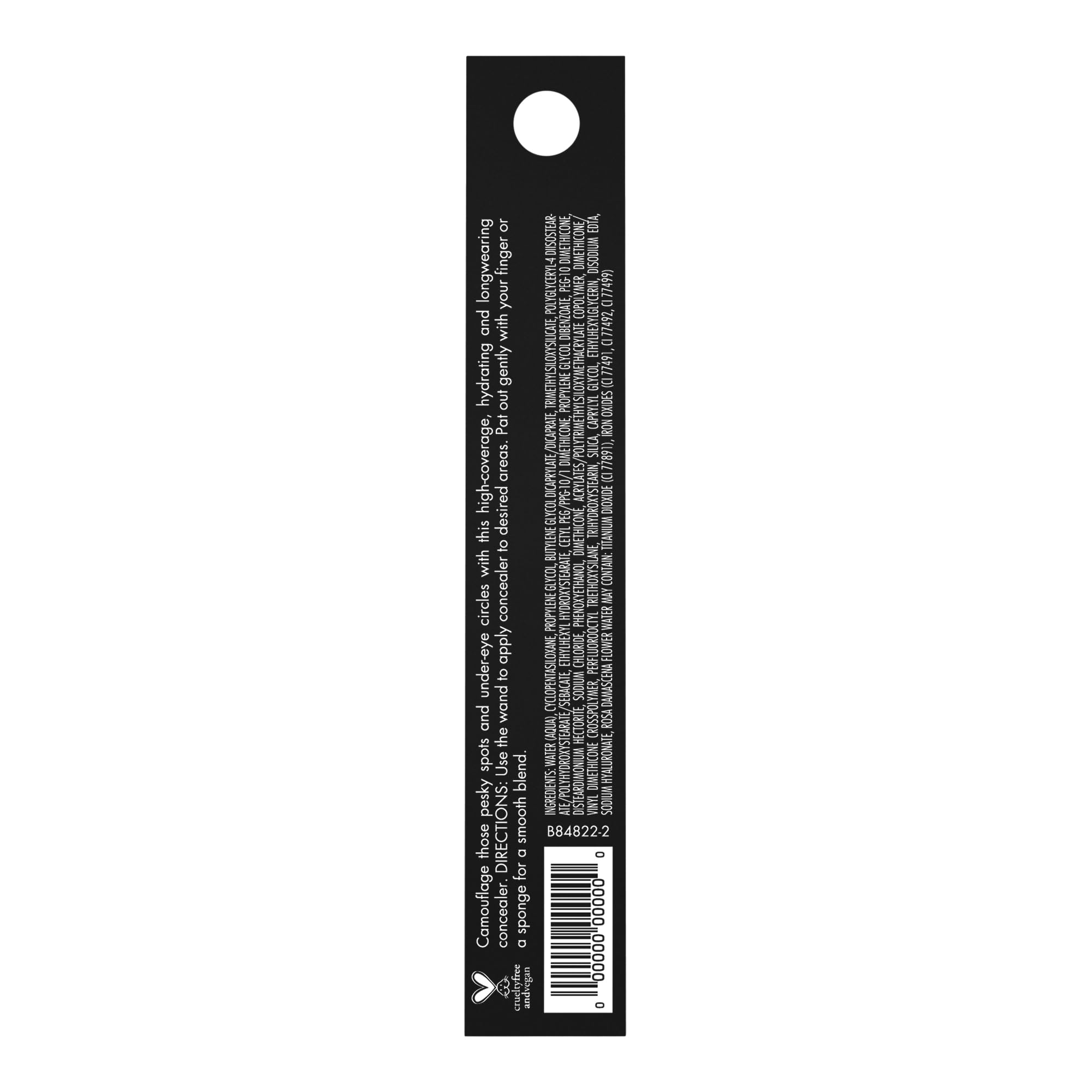 e.l.f. Hydrating Camo Concealer brush-friendly application for precise coverage.