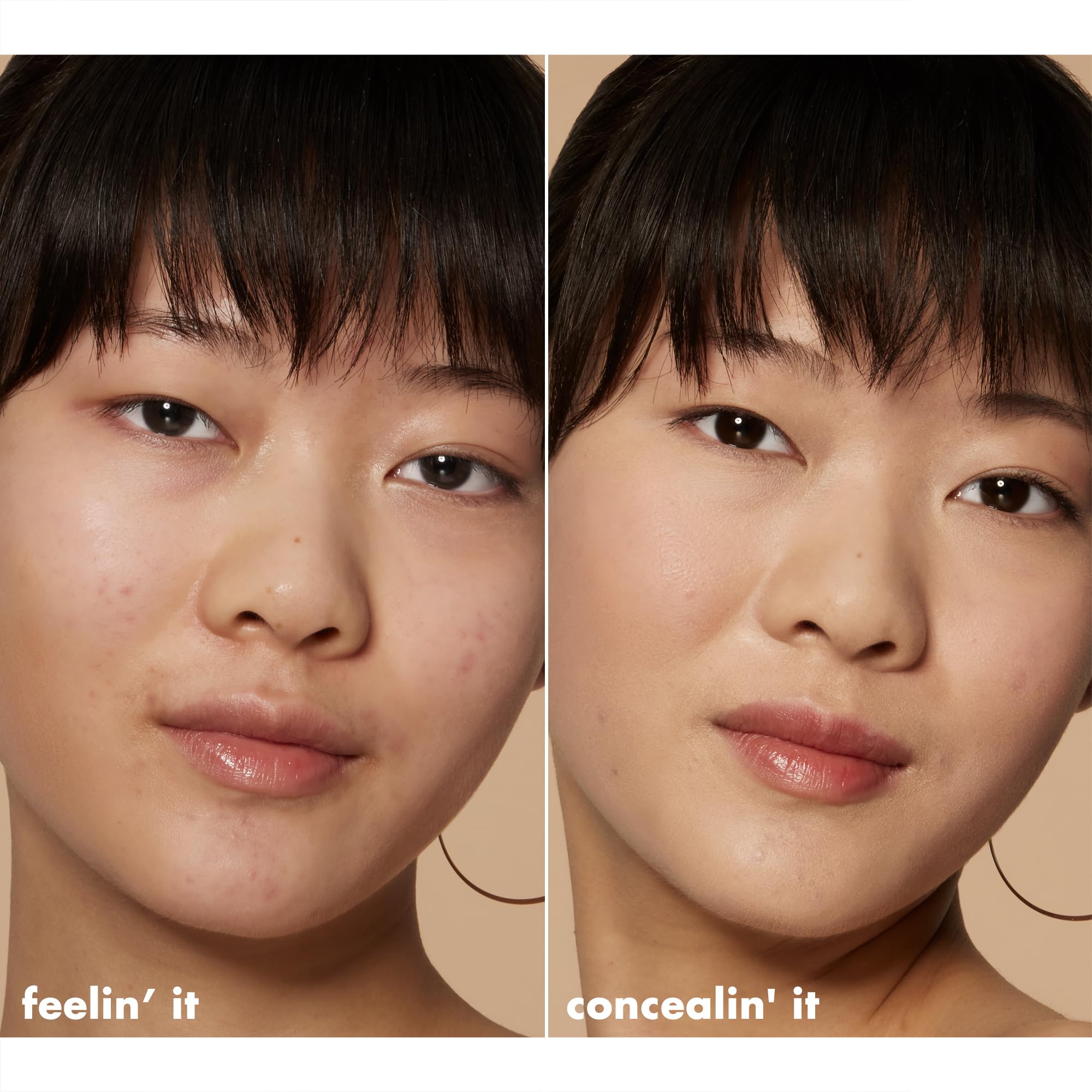 e.l.f. Hydrating Camo Concealer Light Peach shade for natural look.