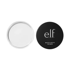 e.l.f. Matte Putty Primer bottle close-up highlighting shine-control and pore-smoothing benefits