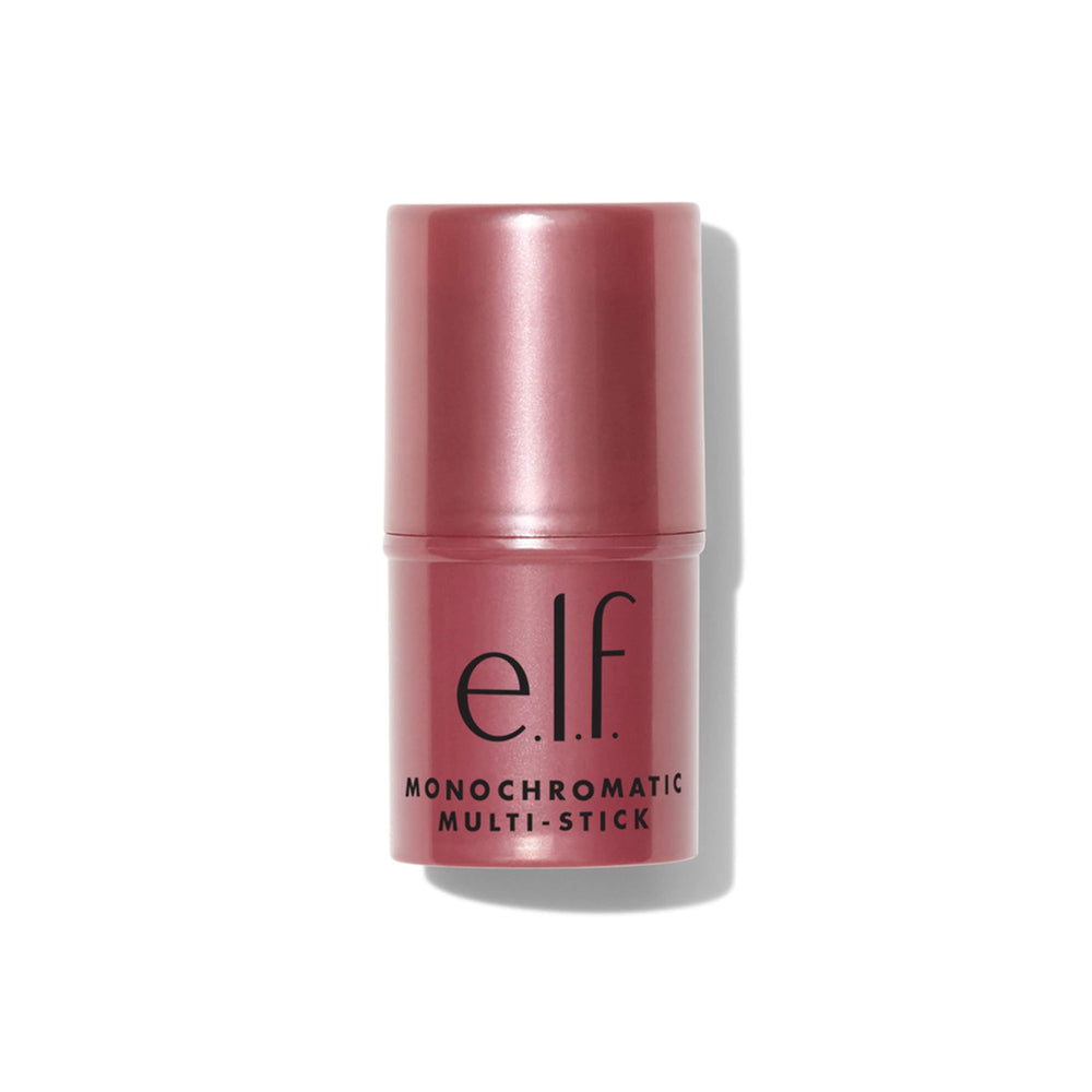 e.l.f. Monochromatic Multi Stick Sparkling Rose on-the-go packaging emphasizes portability.