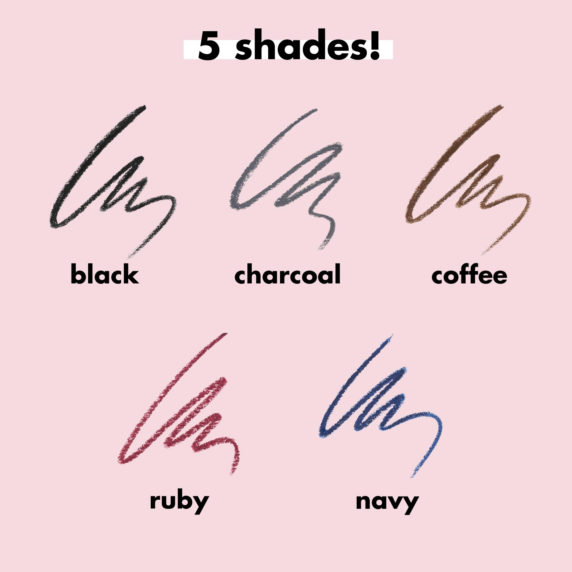 e.l.f. No Budge retractable eyeliner coffee cap-open design for easy retouch.