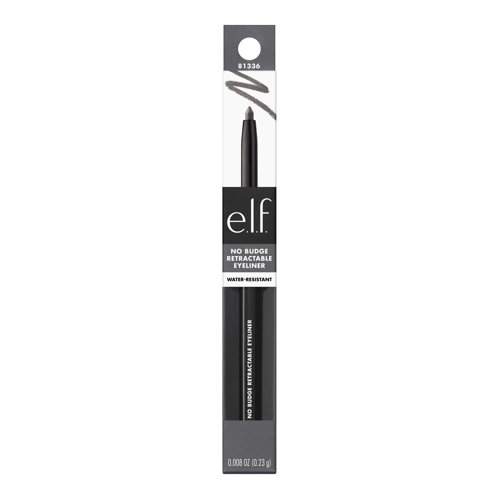 e.l.f. No Budge retractable mechanism close-up showing creamy, smooth glide.