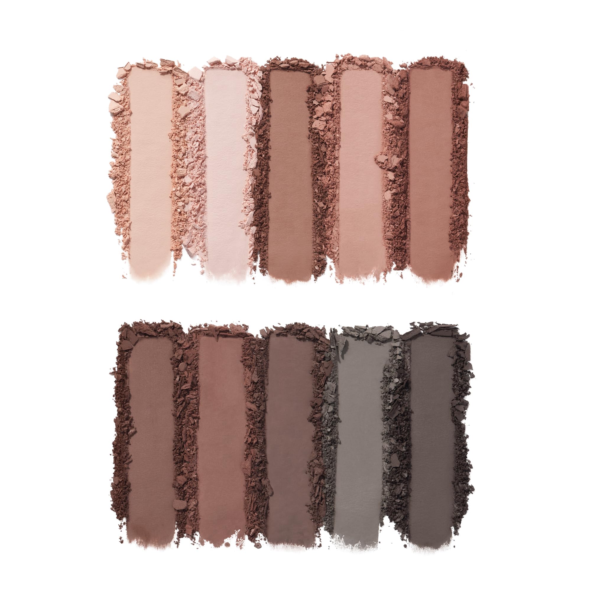 e.l.f. Perfect 10 Eyeshadow Palette open with ten matte shades for versatile eye looks