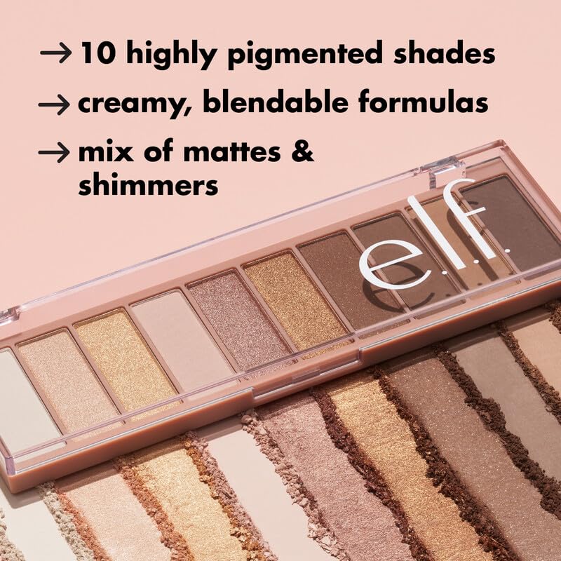 e.l.f. Perfect 10 packaging highlights vegan cruelty-free promise and compact travel-ready design