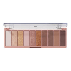 e.l.f. Perfect 10 Eyeshadow Palette pan shot shows versatile neutral shades for everyday looks.
