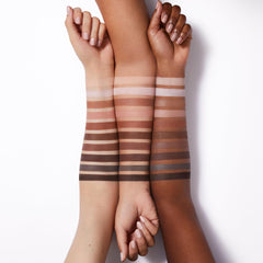 e.l.f. Perfect 10 swatches in nude mattes offer easy shade matching and blending