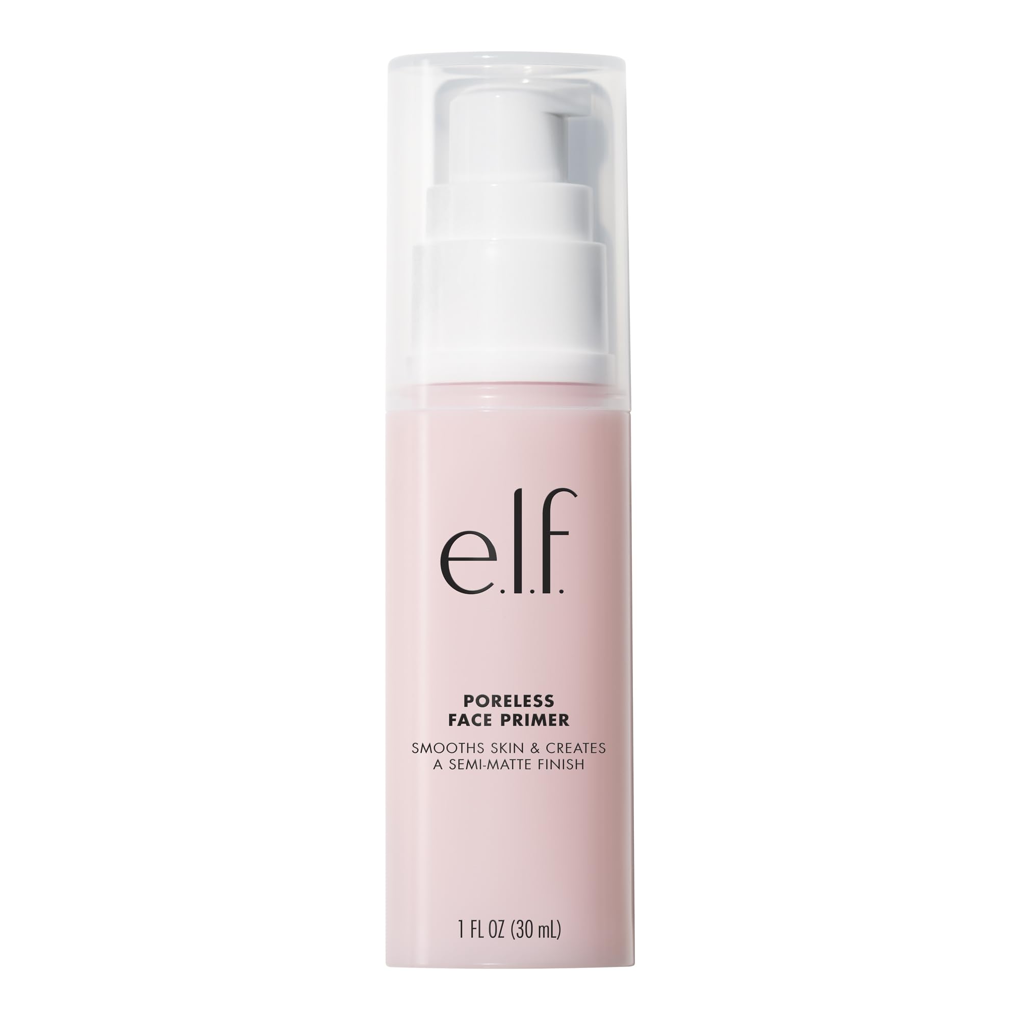 e.l.f. Poreless Primer bottle creates a smooth, pore-minimized base for long-wear makeup