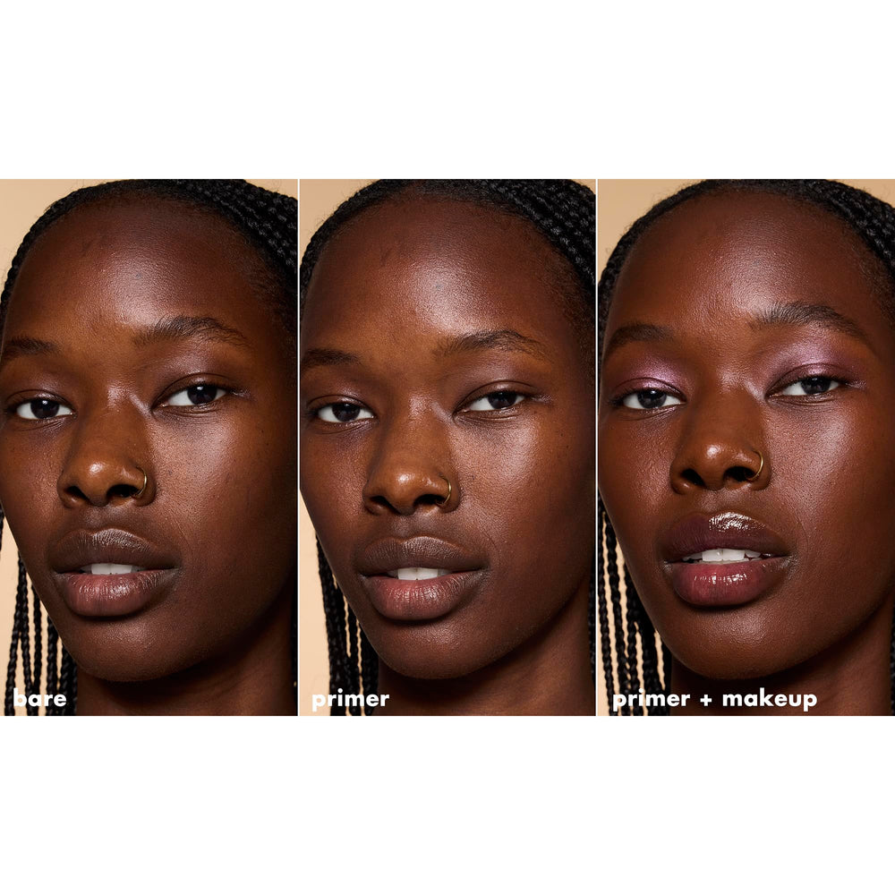 e.l.f. Poreless Primer skin-smoothing preview highlights a balanced complexion under foundation