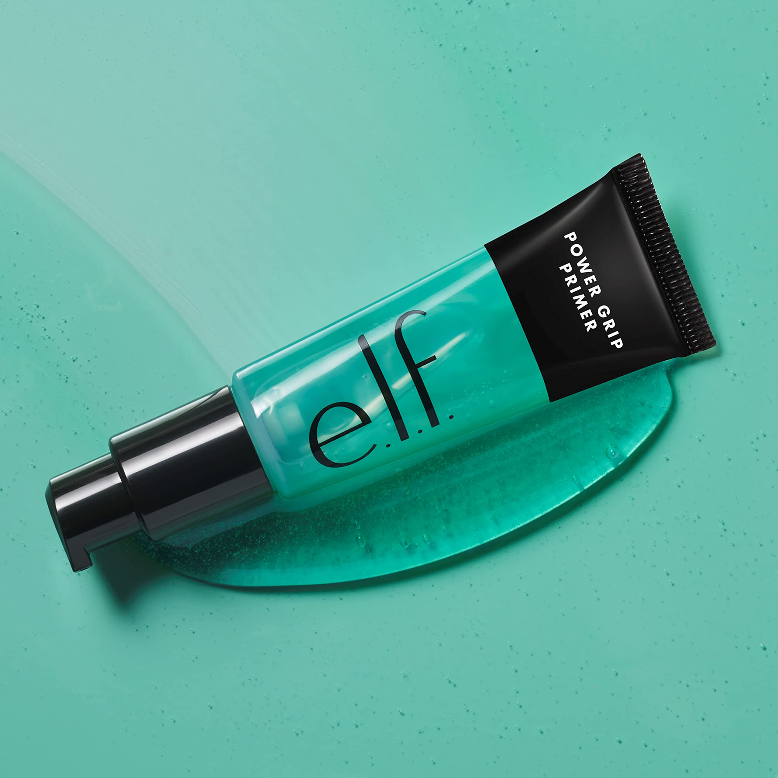 e.l.f. Power Grip Primer shows a clear formula suitable for all skin types