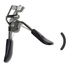 e.l.f. pro eyelash curler before and after lashes showing visible lift