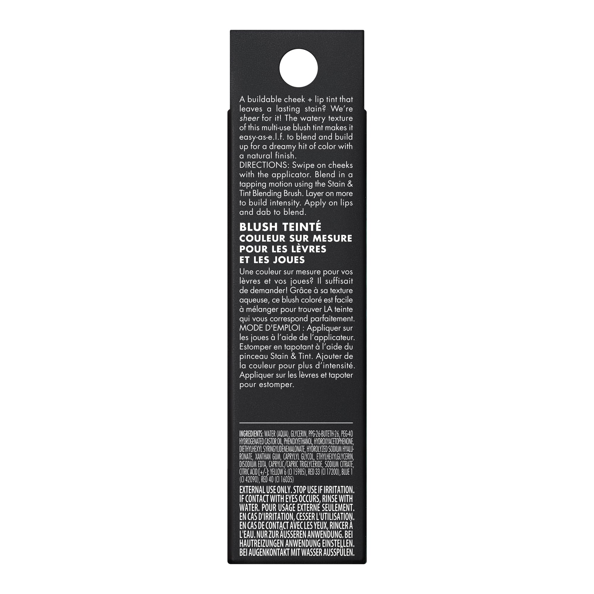 e.l.f. Sheer For It Blush Tint hyaluronic-acid formula supports comfortable skin