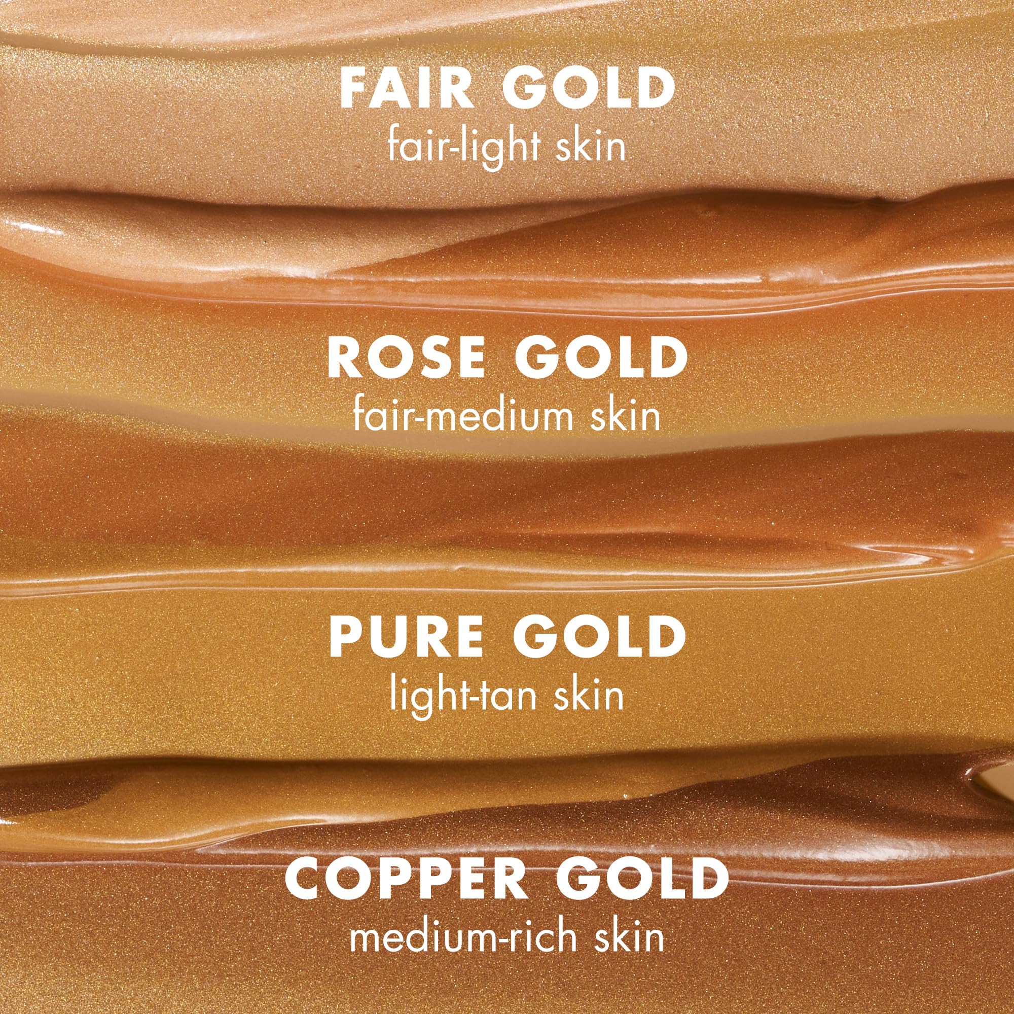 Arm swatch of e.l.f. SKIN Bronzing Drops in a warm bronze shade
