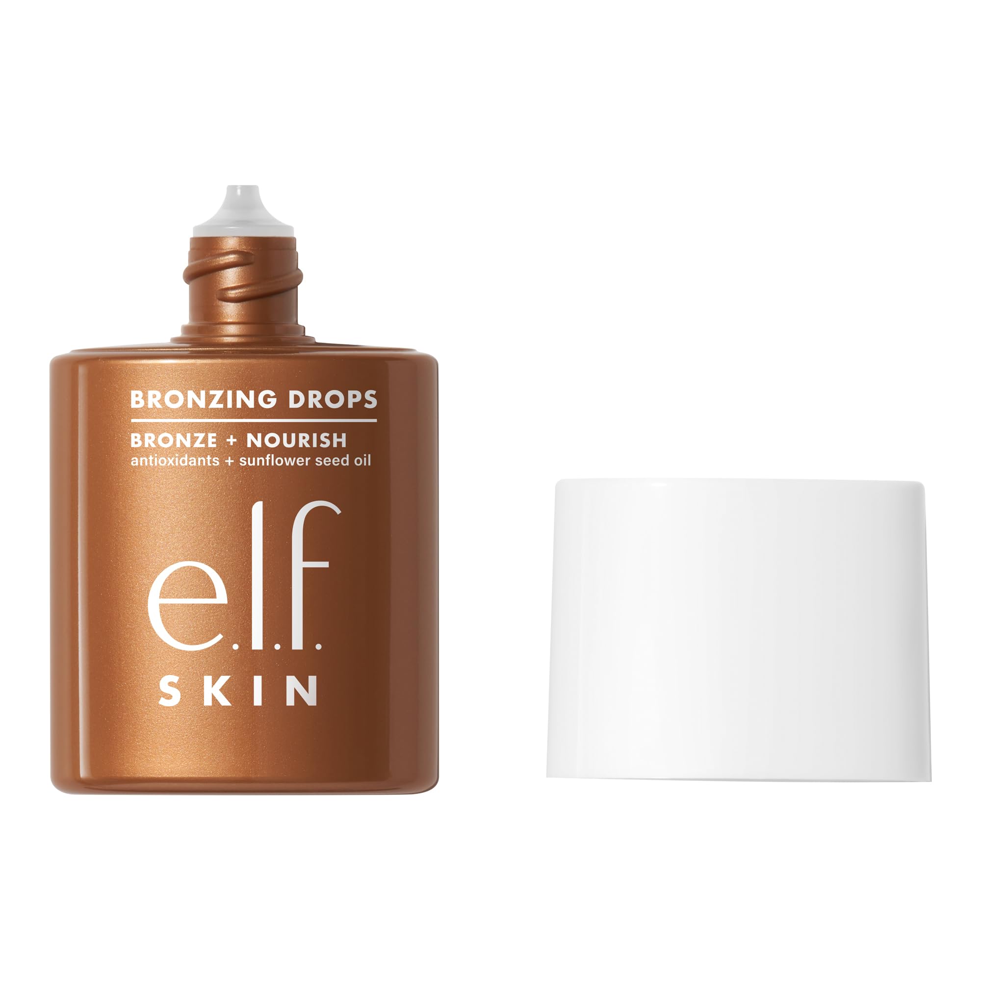 e.l.f. SKIN Bronzing Drops bottle ready to deliver a customizable sun-kissed glow